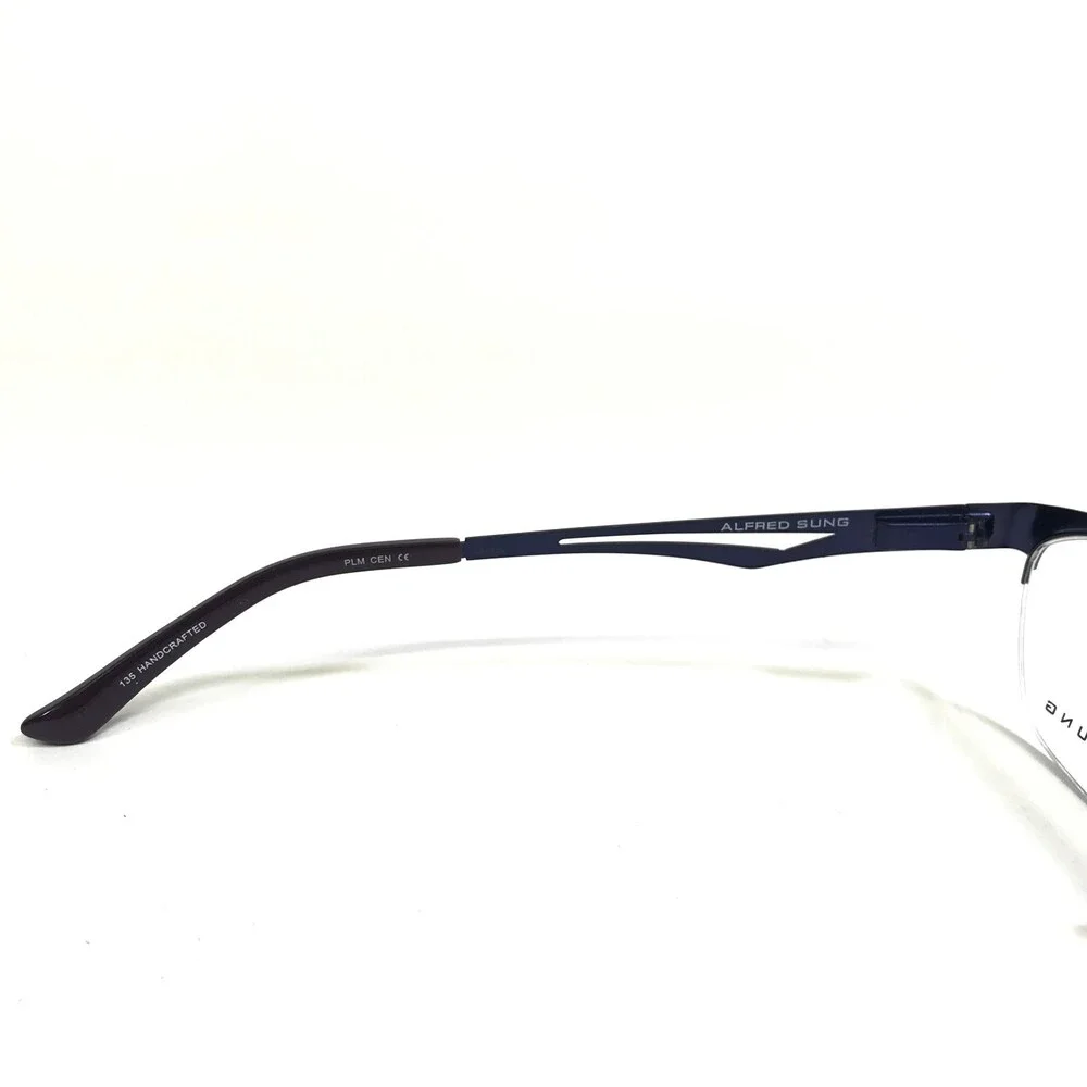 Alfred Sung Eyeglasses Frames AS5017 PLM Pink Rose Gold Purple Plum 51-18-135
